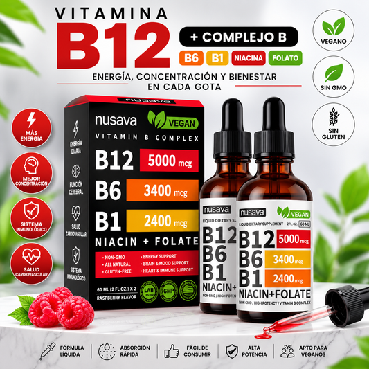 Vitamina B12 + Complejo B Líquido
